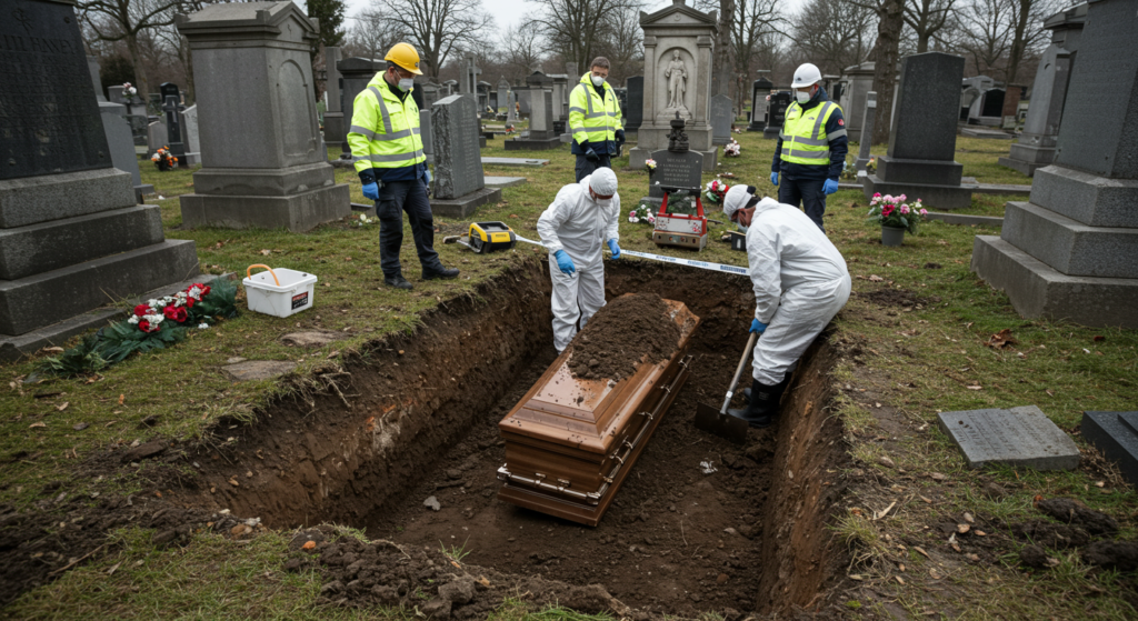 exhumation