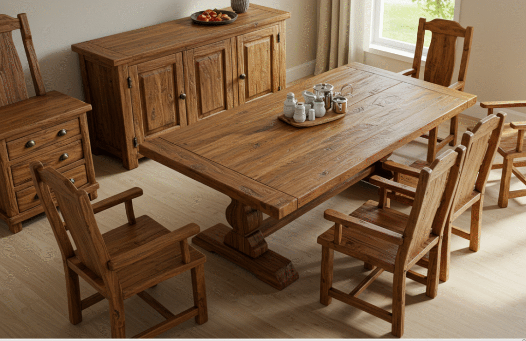 meubles en bois massif