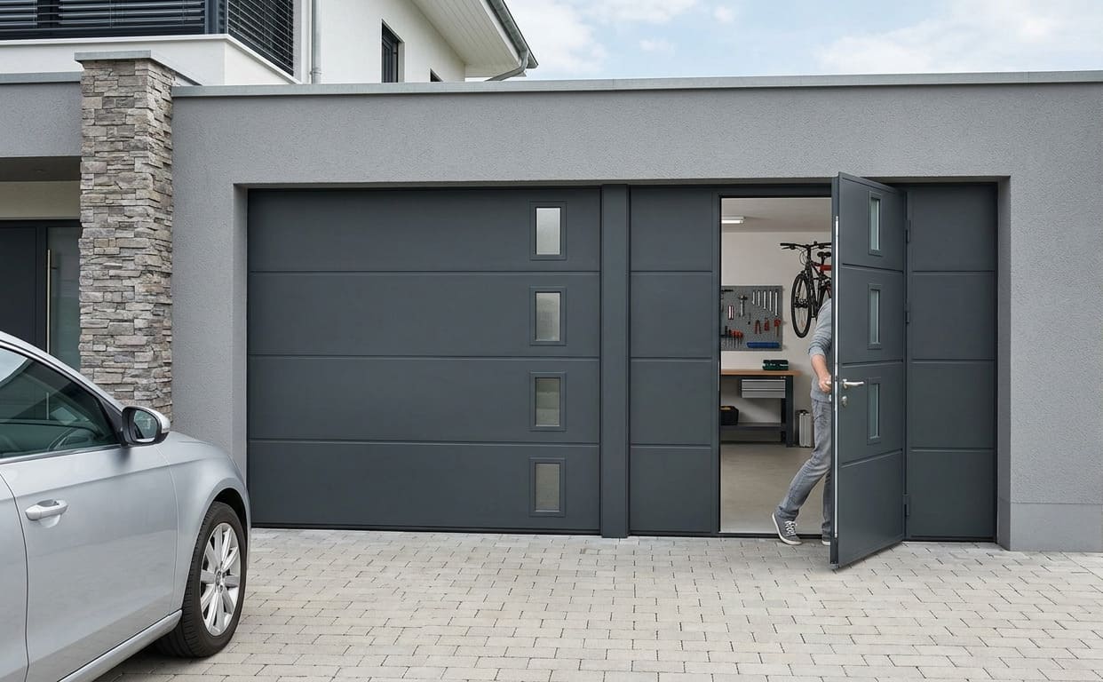 Pourquoi choisir des portes de garage latérales pour un accès piéton facile ?
